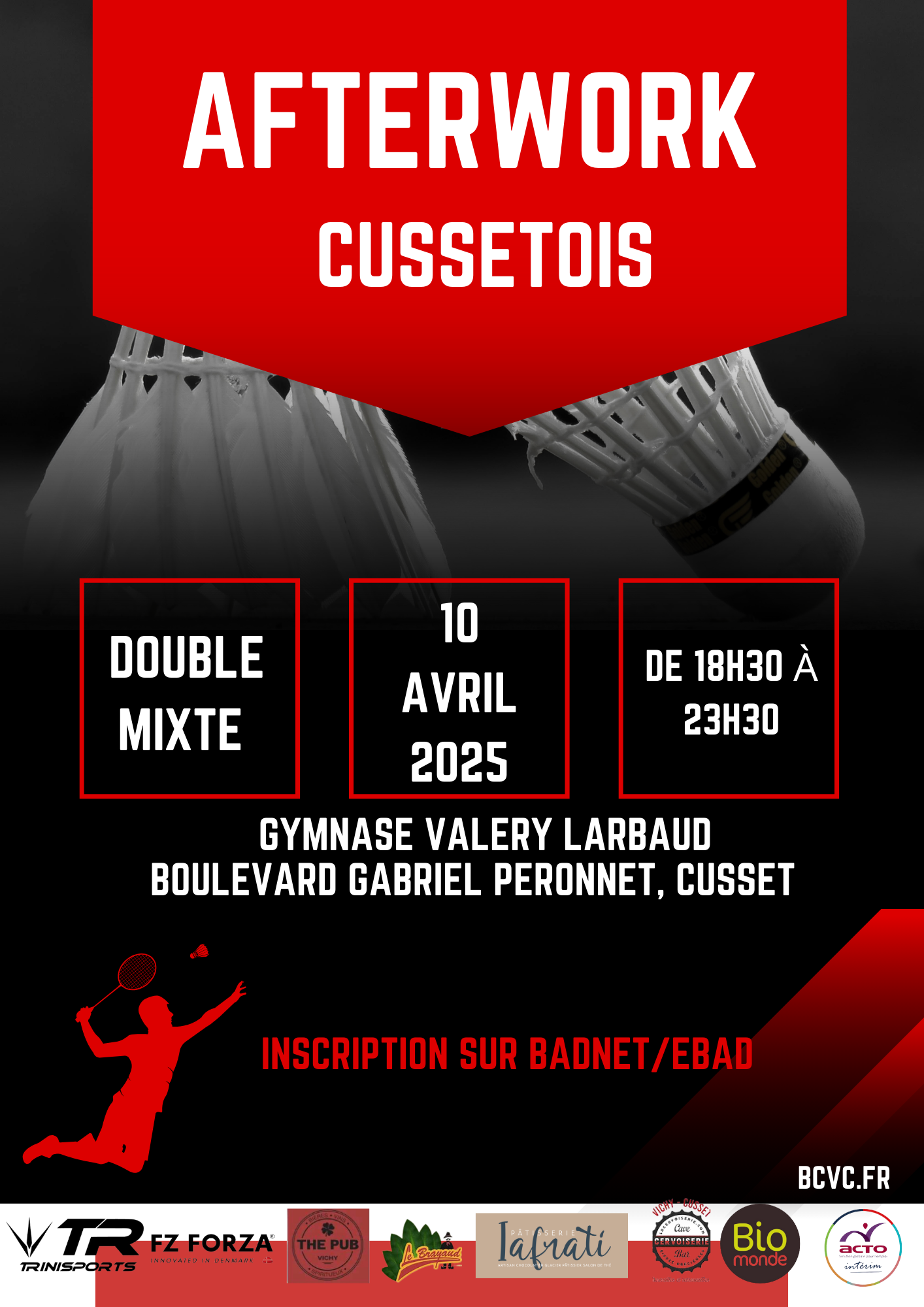 Afterwork de mixtes du BCVC